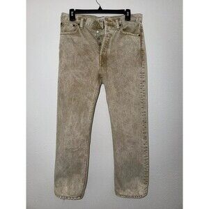 Calvin Klein Jeans Acid Wash Beige White Denim W29 L26 Altered